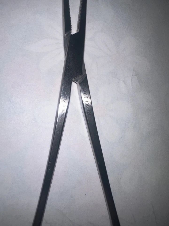 Pinzas Crile Jarit 106-121, 5,75", Curvas Excelente Acero Inoxidable Alemán Foto 3 de 4