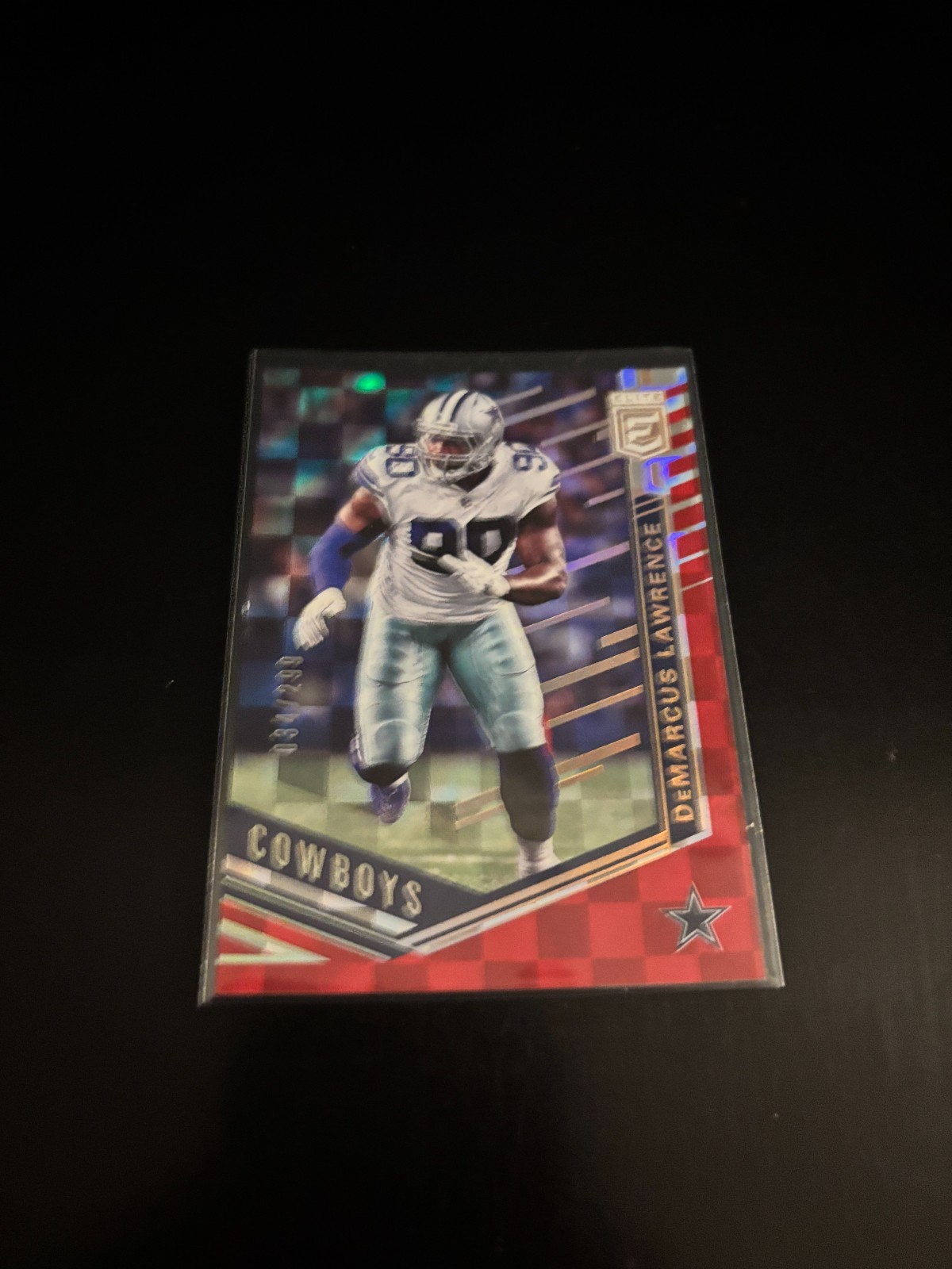 DeMarcus Lawrence 2018 Panini Donruss Elite Red /299 Cowboys 4