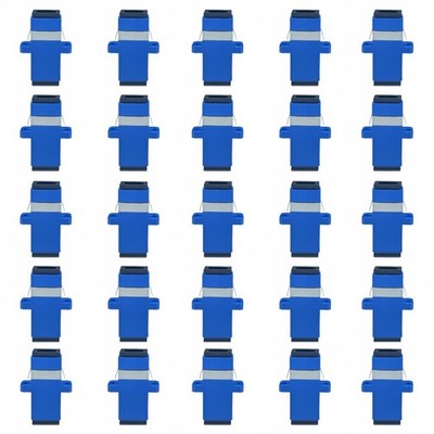 25 Pack SC/UPC Single Mode Fiber Optic Adapter, SC Female to SC Female, Simplex
