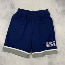 Vintage Nike Shorts Men  s Size M Navy Blue Embroidered Logo 90  s