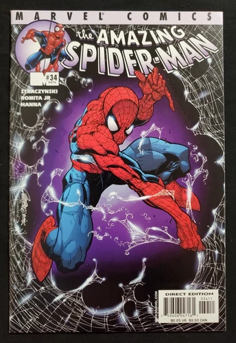 AMAZING SPIDER-MAN #34 (2001, Marvel) JMS NM!