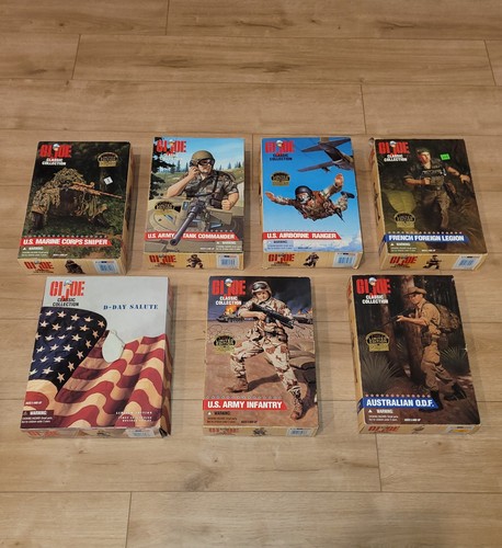 G.I. Joe Classic Collection Action Figures Lot with Boxes & Accessories