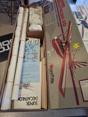 GREAT PLANES  SUPER DECATHLON  40. THIS RC KIT IS  NOS