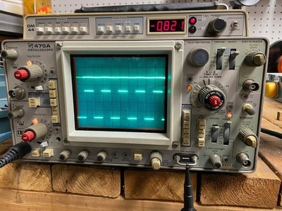 Tektronix 475A Oscilloscope DM44 Tested Working Clean + Cover | eBay