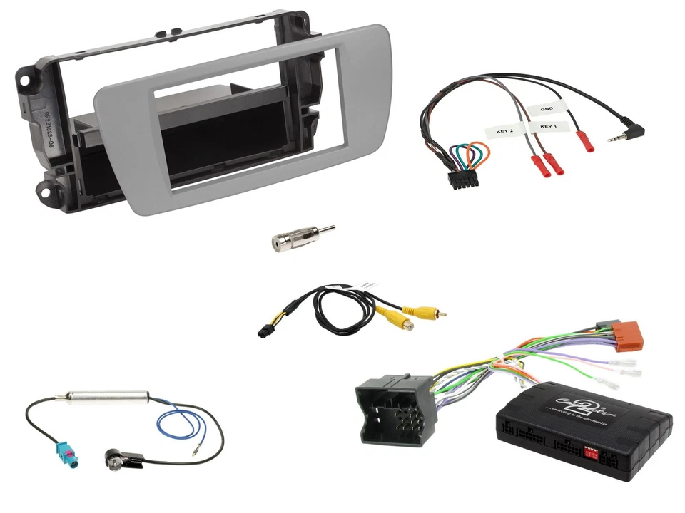 Kenwood Lenkrad Bluetooth USB DAB Autoradio für Seat Ibiza 2008-2015 dublingrau - Bild 3 von 4