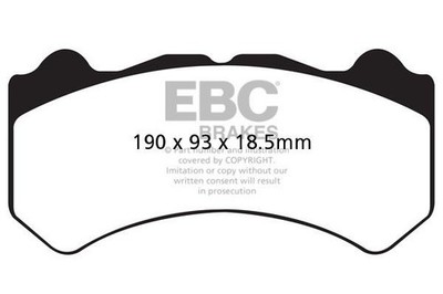 DP41983R Ebc Yellowstuff Front Brake Pad Set Fits Nissan Gt-R