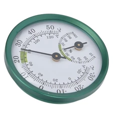 Temperature Humidity Meter Mini Wall Hanging Thin Transparent Dial Large