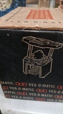 Vintage Mid Century Mod Popeill veg-o- matic +Box + Instructions Clean Works