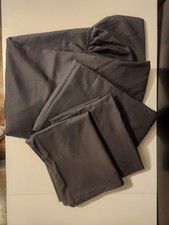 Bamboo Blend Sheet Set Twin Size 4 PC Black New No Tags Unbranded