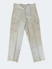 Cintas ComfortFlex Mens Work Beige Cargo Pants Size 30X30