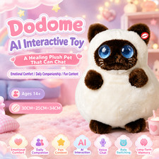 AI Smart Interactive Plush Toy Emotional Companion Learning Assistant Cat Robot