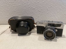 Vintage Petri 7 S Circle Eye System Rangefinder 45mm Film Camera w Case UNTESTED
