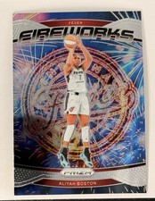 2024 Panini Prizm WNBA #15 Aliyah Boston Fireworks