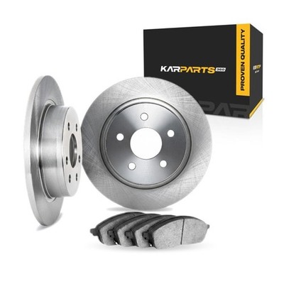 For Saturn Relay 2005 Brake Rotor Set Rear | Cast Iron | Vented Rotor | 5 Lug