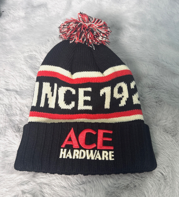 #ad #ad Ace Hardware Hat Cap Beanie American Needle Pom Outdoor Winter $18.87