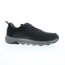 Rockport Colton Sneaker CI8552 Mens Black Leather Lifestyle Sneakers Shoes