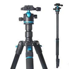 Tripod, 68" / 174cm Lightweight Travel Monopod with 360 Ball Head Payload 15 ...
