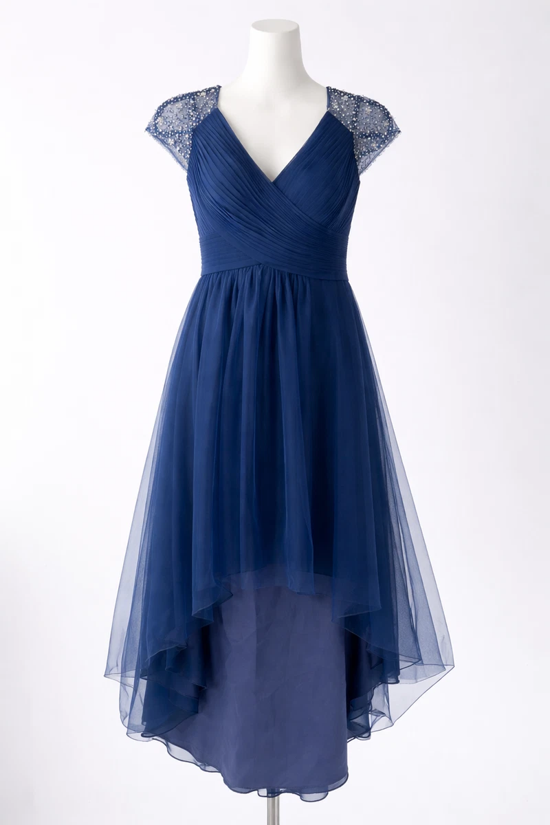 Cap Sleeve Blue Bridesmaid Dresses for sale | eBay Cap Sleeve Blue Bridesmaid Dresses for sale | eBay