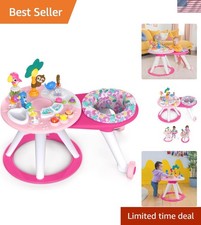 Around We Go 2-in-1 Baby Walker  Activity Center, Tropic Coral, for 6-24