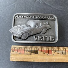 AMERICAN CLASSICS Corvette Belt Buckle MASTERPIECE COLLECTION OF AMERICA, Vette