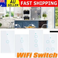 WiFi Switch Touch RF Light Wall Panel 1/2/3/4 Gang For Alexa Google Smart Home