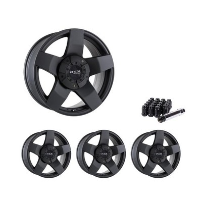 5x112 Set of 4 18'' Rims Black Alloy Wheel fits 2002-11 Audi A6, OEK6 RTX