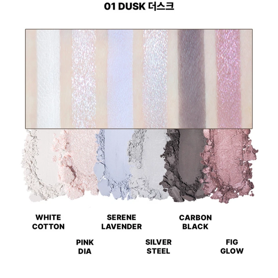 HUEMI Spot-On Pigment Eye Palette 9.6g/0.33oz. 2colors K-Beauty - Image 3 of 4