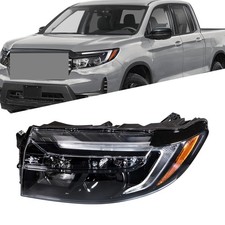 Headlight Fit For Honda Ridgeline 2021-2025 Assembly Driverleft Side Led 5-pin