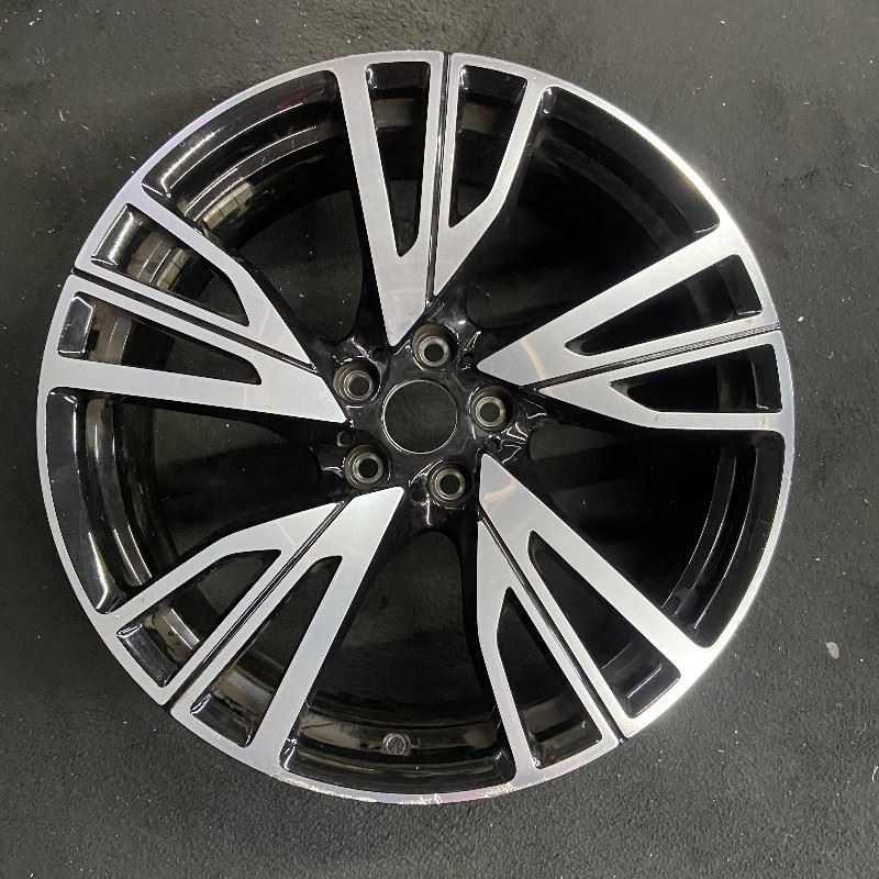 Front OEM Machined Black Right Rim 20" BMW I8 Factory Alloy Original 86201