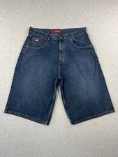 Vintage Mecca Denim Jean Shorts Mens 38 Blue Loose Fit Baggy 90s Y2K Jorts
