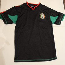 Federacion Mexicana De Futbol Soccer Jersey - Black - Youth Kids 16 - Mexico