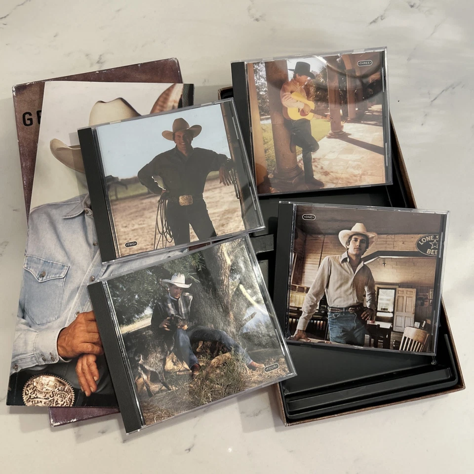 George Strait Strait Out Of The Box 4 CD Box Set Country Western Foto 4 de 4