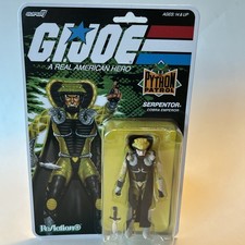 GI JOE G.I. SUPER7 Reaction Python Patrol SERPENTOR 3.75 Figure