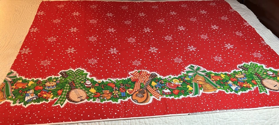 54" 1983 American Greetings Permanent Press Fabric Springs Industries #704, 45" - Image 3 of 4