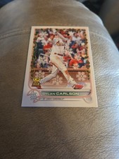 2022 Topps Holiday HW57 Dylan Carlson   St. Louis Cardinals  Baseball Card