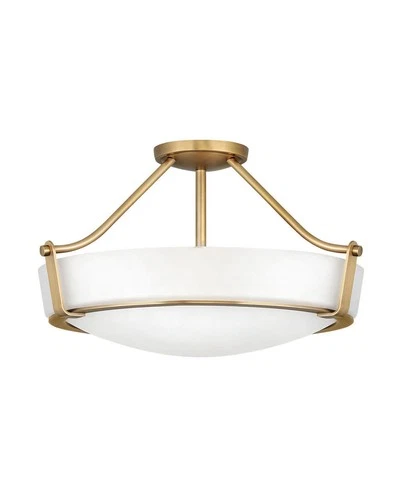 Hinkley Lighting 3221 Hathaway 4 Light 21"W Semi-Flush Bowl - Brass - Picture 1 of 12