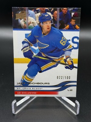 2025-26 Upper Deck Extended Jake Neighbours Exclusives /100 St Louis Blues SSP