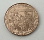 1974 & 1976 Franklin Mint Christmas Holiday Jesus Mary Magi Manger Carolers Coin — photo 3