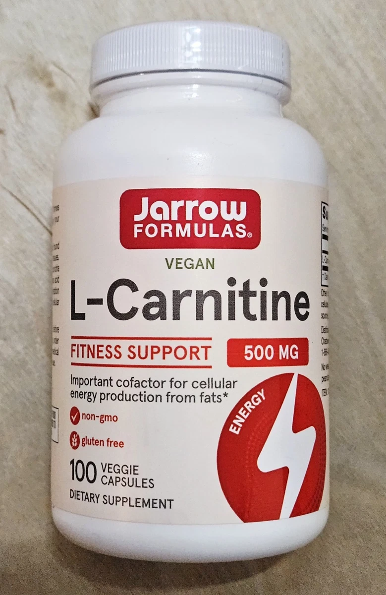 jarrow formulas l-carnitine Jarrow Formulas L-Carnitine as L-Carnitine Tartrate 500 mg 100 Veggie Caps  06/27
