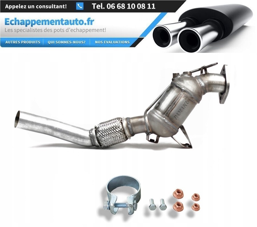 Catalyseur pour BMW X3 E83 2.0d de 2003 à 2010 en acier inoxydable