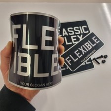 FLEXIBLE CLASSIC SHOW NUMBER PLATE MOTOR BIKE 7X3,9X3,7X5,8X6,6X4,6X5,7X4