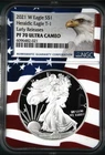 2021 W T1 Proof American Silver Eagle Early Releases NGC PF70 - A478