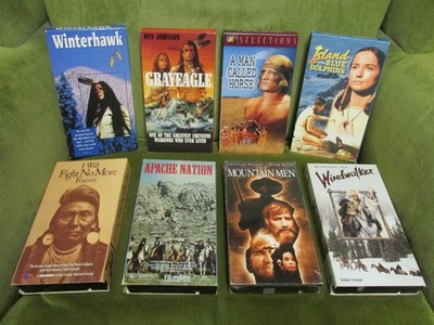 VHS Movie Lot Native American Theme