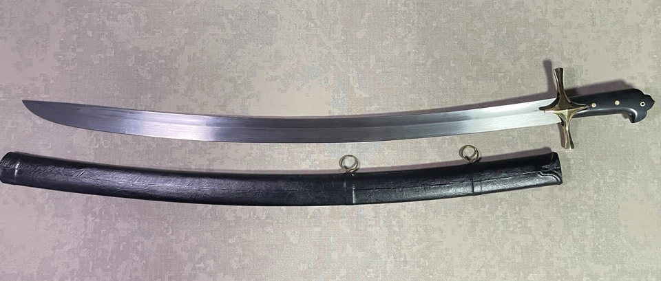 Espada de sable polaco Karabela artesanal Peserey con vaina Foto 4 de 4