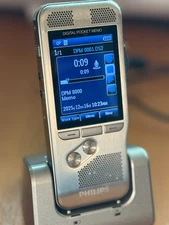 Philips Digital Pocket Memo Voice Recorder DPM8000