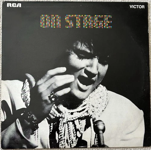 ELVIS PRESLEY - "ON STAGE" - UK 1970 STEREO LP - FIRST PRESS