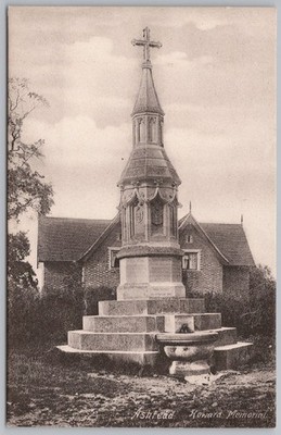 Ashtead Howard Memorial, Surrey Postkarte unbenutzt
