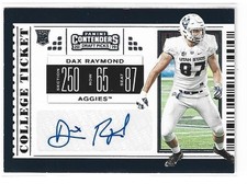 Dax Raymond 2019 Contenders Draft Picks Autograph