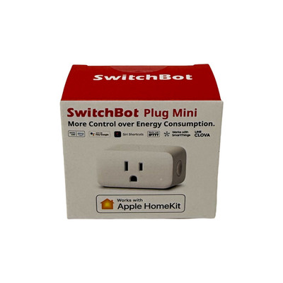SwitchBot Plug Mini Smart Wi-Fi Outlet Energy Monitoring HomeKit - New in Box