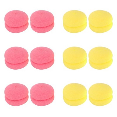  6 Packungen Haar Curler Schwamm Roller DIY Haar Styling Werkzeug Pilz Lockige